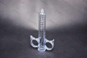 marking on plastic needle cylinder